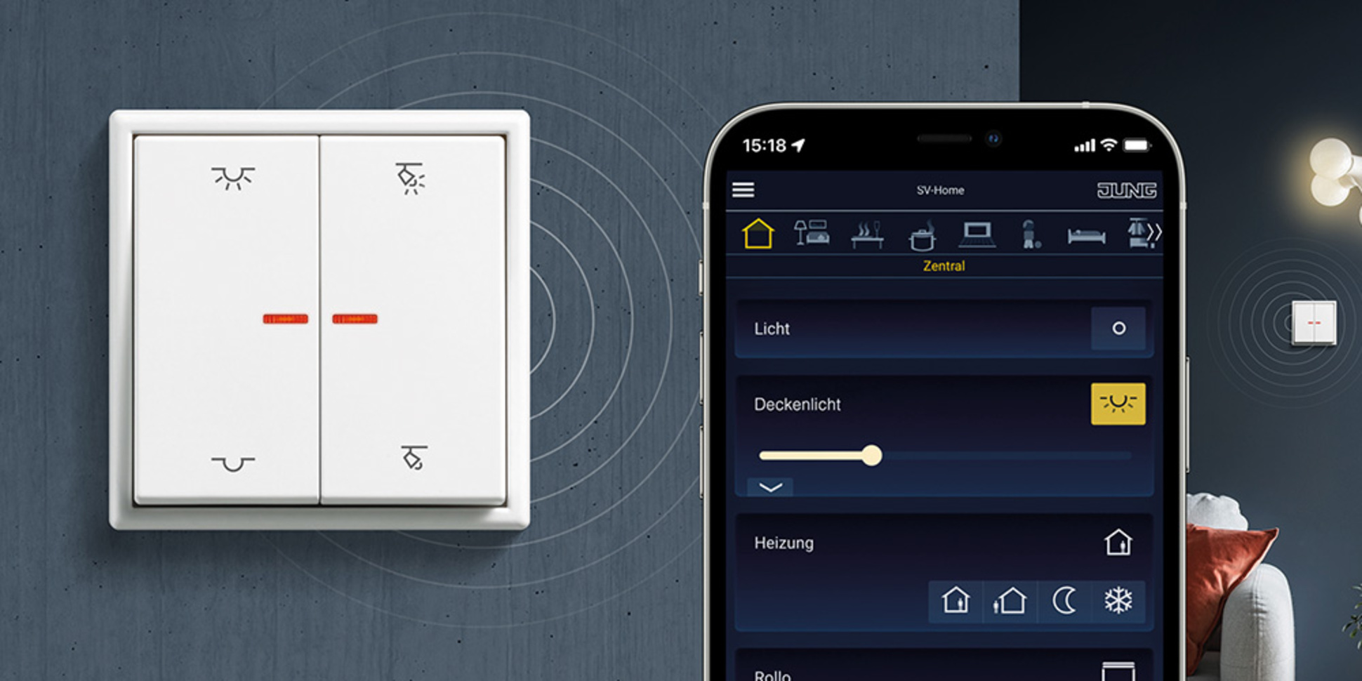 KNX RF Taster bei Elektrotechnik Friedrich-Schreier GmbH in Pleystein